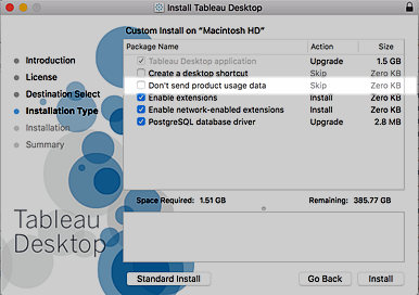 Tableau for mac download